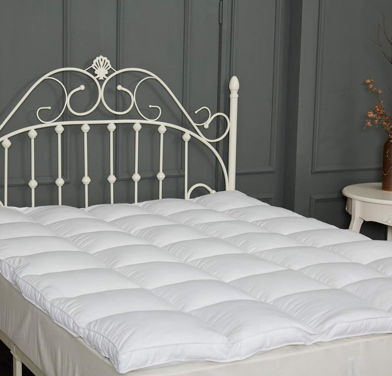 SUFUEE Mattress Topper Twin Size 2 inch Thick Down Alternative Quilted Mattress Cover Soft and Warm Mattress Pad for All Seasons - Image 3